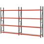 Regał magazynowy 8-półkowy Mega-M FORTIS H-240 cm L-525.5 cm G-40 cm kreuj swój biznes z Wyposażenie sklepów i instytucji  - Kreuj swój biznes z 4store.pl