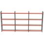 Regał magazynowy 12-półkowy Mega-M FORTIS H-240 cm L-634 cm G-40 cm kreuj swój biznes z Wyposażenie sklepów i instytucji  - Kreuj swój biznes z 4store.pl