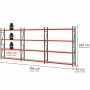 Regał magazynowy 12-półkowy Mega-M FORTIS H-240 cm L-784 cm G-40 cm kreuj swój biznes z Wyposażenie sklepów i instytucji  - Kreuj swój biznes z 4store.pl