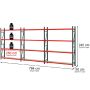 Regał magazynowy 12-półkowy Mega-M FORTIS H-240 cm L-784 cm G-50 cm kreuj swój biznes z Wyposażenie sklepów i instytucji  - Kreuj swój biznes z 4store.pl