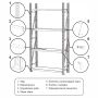 Regał metalowy magazynowy 4-półkowy Mega-M FORTIS LIGHT H-200 cm L-192,5 cm G-60 cm moduł dostawny WYSYŁKA PALETOWA kreuj swój biznes z Wyposażenie sklepów i instytucji  - Kreuj swój biznes z 4store.pl