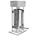 Nadziewarka elektryczna Mega-M 25L - widok z przodu pod kątem, cylinder i rura wylotowa