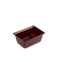 Miska z plexi 1L, bordowa 214x153x85 mm Dupont