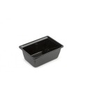 Miska z plexi 1L, czarna 214x153x85 mm Dupont