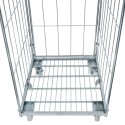 Rollkontener Mega-M Universal - podłoga siatkowa z kółkami od wewnątrz