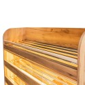 Regał na pieczywo H-180 L-125 dąb kraft - górna półka z podświetleniem LED