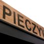 Regał na pieczywo Mega-M H-244 cm L-247.5 cm G-60 cm dąb kraft kreuj swój biznes z Wyposażenie sklepów i instytucji  - Kreuj swój biznes z 4store.pl