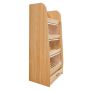 Regał na pieczywo Mega-M H-180 cm L-90 cm G-60 cm dąb sonoma kreuj swój biznes z Wyposażenie sklepów i instytucji  - Kreuj swój biznes z 4store.pl
