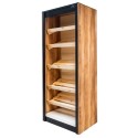 Regał na pieczywo Mega-M H-212 cm L-87 cm G-62 cm dąb barokowy złoty