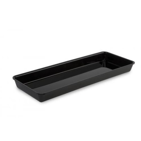 Pojemnik GN 2/5 40, 530x200x40 mm, czarny,plexi, Dupont Dupont Pojemniki z plexi - 4store.pl