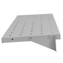 Półka na buty Mega-M 75x27x18 cm - perforowany blat i wspornik z boku