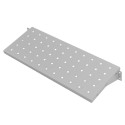 Półka na buty 70x27x18 cm do szafki BHP - perforowana półka widok z góry pod kątem