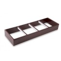Podstawka na pojemnik na sałatki okrągły-Hexa, Holder - 5 x 1,5L Round/Hexa - 900x220 mm - H 90 mm Dupont