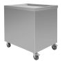 Szafka mobilna z trzema szufladami Mega-M 80x60x85 cm stal nierdzewna kreuj swój biznes z Wyposażenie sklepów i instytucji  - Kreuj swój biznes z 4store.pl