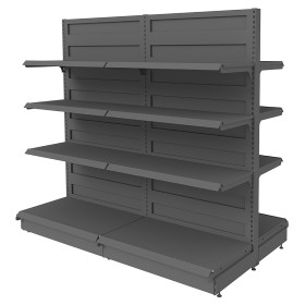 Regały dwustronne (gondole)|Wyposażenie sklepów i instytucji  - Kreuj swój biznes z 4store.pl