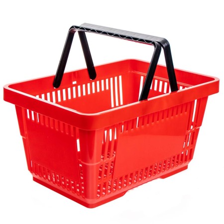Koszyk sklepowy zakupowy Mega-M czerwony kreuj swój biznes z Wyposażenie sklepów i instytucji  - Kreuj swój biznes z 4store.pl