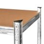 Regał magazynowy Mega-M BASIC H-180 cm L-90 cm G-40 cm 4 półki z MDF 4 mm 175 kg ocynk kreuj swój biznes z Wyposażenie sklepów i instytucji  - Kreuj swój biznes z 4store.pl