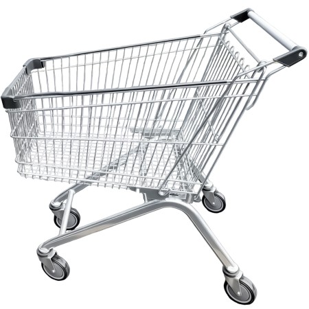 Wózek sklepowy zakupowy Mega-M Y 125L S-54 cm kreuj swój biznes z Wyposażenie sklepów i instytucji  - Kreuj swój biznes z 4store.pl