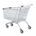 Wózek sklepowy Mega-M YR 240L - widok z boku pod skosem