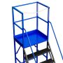 Drabina magazynowa przejezdna pomost magazynowy Mega-M STANDARD H-250 cm 10 stopni kreuj swój biznes z Wyposażenie sklepów i instytucji  - Kreuj swój biznes z 4store.pl