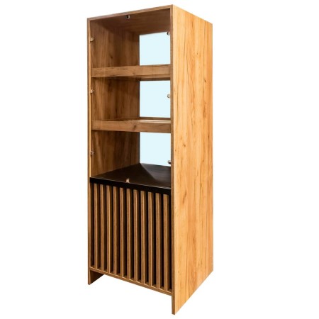 Regał piekarniczo-cukierniczy Mega-M H-180 cm L-60 cm G-60 cm dąb kraft kreuj swój biznes z Wyposażenie sklepów i instytucji  - Kreuj swój biznes z 4store.pl