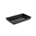 Pojemnik z plexi 310x180x40 mm czarny - widok z góry pod kątem
