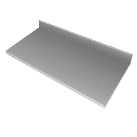 Blat ze stali nierdzewnej przyścienny 140x70 cm do stołu gastronomicznego MM-C101814 kreuj swój biznes z Wyposażenie sklepów i instytucji  - Kreuj swój biznes z 4store.pl
