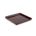 Pojemnik, taca, plate z plexi, bordowa 280x280x17 mm Dupont