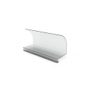Display z plexi na lady wystawowe,L 600 mm,otwarty, Dupont