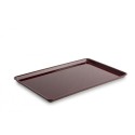 Pojemnik GN 1/1 17, 530x325x17 mm, bordowy, plexi, Dupont