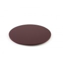 Dysk okrągły z plexi, round try + fix, bordowy, średnica 250 mm, Dupont