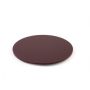 Dysk okrągły z plexi, round try + fix, bordowy, średnica 200 mm, Dupont Dupont Pojemniki z plexi - 4store.pl