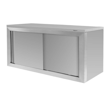 Szafka gastronomiczna wisząca z drzwiami przesuwnymi 120x40x60 cm stal nierdzewna kreuj swój biznes z Wyposażenie sklepów i instytucji  - Kreuj swój biznes z 4store.pl