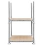 Manurack Mały Mega-M 154,5x118x31cm ocynk z podstawą ze sklejki kreuj swój biznes z Wyposażenie sklepów i instytucji  - Kreuj swój biznes z 4store.pl