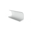 Display z plexi na lady wystawowe,L 600 mm,otwarty, Dupont