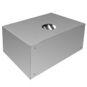 Okap skrzyniowy Mega-M 100x70x50 cm - widok z góry z otworem wylotowym
