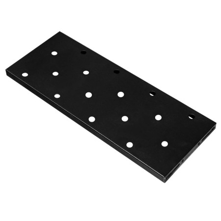 Półka stała Rack Mega-M 19"1U 49x19 cm do szaf 350mm/400mm czarna kreuj swój biznes z Wyposażenie sklepów i instytucji  - Kreuj swój biznes z 4store.pl