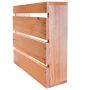 Skrzynka drewniana na pieczywo warzywa owoce Mega-M L-40 cm G-37 cm H-11 cm kreuj swój biznes z Wyposażenie sklepów i instytucji  - Kreuj swój biznes z 4store.pl