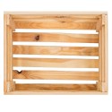 Skrzynka drewniana Mega-M 40x30x18 cm - widok z góry na dno z listew