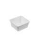 Miska 1,5 L z plexi biała 180x180x80 mm Dupont Dupont Pojemniki z plexi - 4store.pl