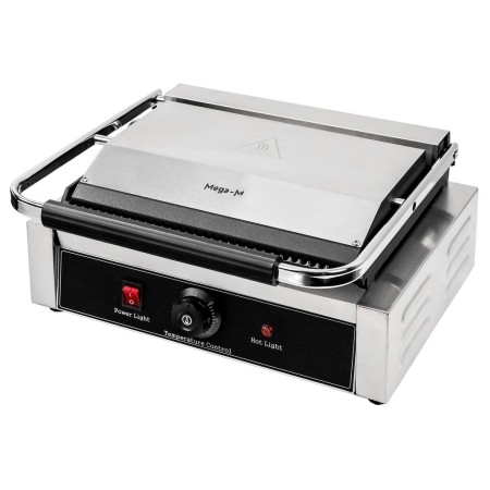 Grill elektryczny kontaktowy ryflowany Mega-M HB 2,3kW 230V kreuj swój biznes z Wyposażenie sklepów i instytucji  - Kreuj swój biznes z 4store.pl