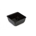 Miska 3,4 L z plexi czarna 205x205x80 mm Dupont