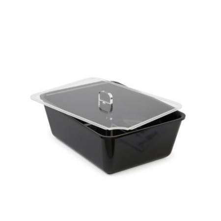 Pokrywka z plexi z wnęką na łyżkę, 280x210 mm Dupont Dupont Pojemniki z plexi - 4store.pl