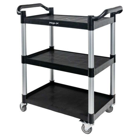 Wózek gastronomiczny kelnerski 80x40x95 cm Mega-M 3 półki tworzywo sztuczne kreuj swój biznes z Wyposażenie sklepów i instytucji  - Kreuj swój biznes z 4store.pl