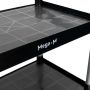 Wózek gastronomiczny kelnerski 80x40x95 cm Mega-M 3 półki tworzywo sztuczne kreuj swój biznes z Wyposażenie sklepów i instytucji  - Kreuj swój biznes z 4store.pl