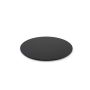 Dysk okrągły z plexi, round + fix, dark smoke, średnica 200 mm, Dupont Dupont Pojemniki z plexi - 4store.pl