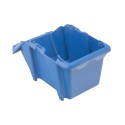 Pojemnik magazynowy Mega-M 20x30x13 cm niebieski - widok z góry pod kątem na wnętrze