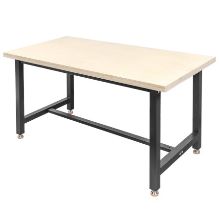Stół warsztatowy Mega-M S-150 cm G-75 cm H-80 cm grafit kreuj swój biznes z Wyposażenie sklepów i instytucji  - Kreuj swój biznes z 4store.pl