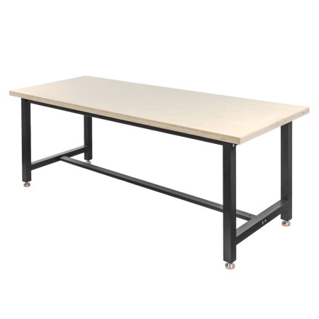 Stół warsztatowy Mega-M S-200 cm G-75 cm H-80 cm grafit kreuj swój biznes z Wyposażenie sklepów i instytucji  - Kreuj swój biznes z 4store.pl