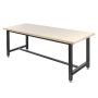 Stół warsztatowy Mega-M S-200 cm G-75 cm H-80 cm grafit kreuj swój biznes z Wyposażenie sklepów i instytucji  - Kreuj swój biznes z 4store.pl